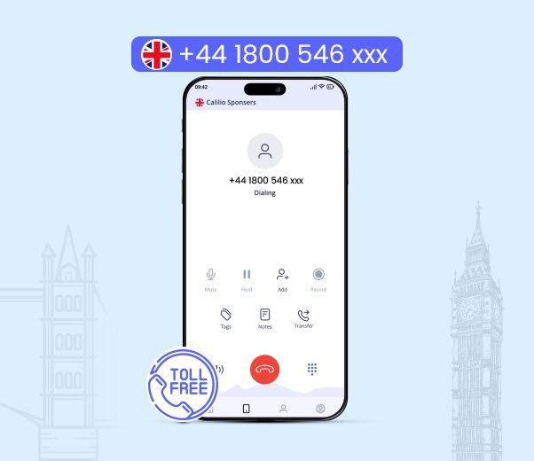 UK toll-free number