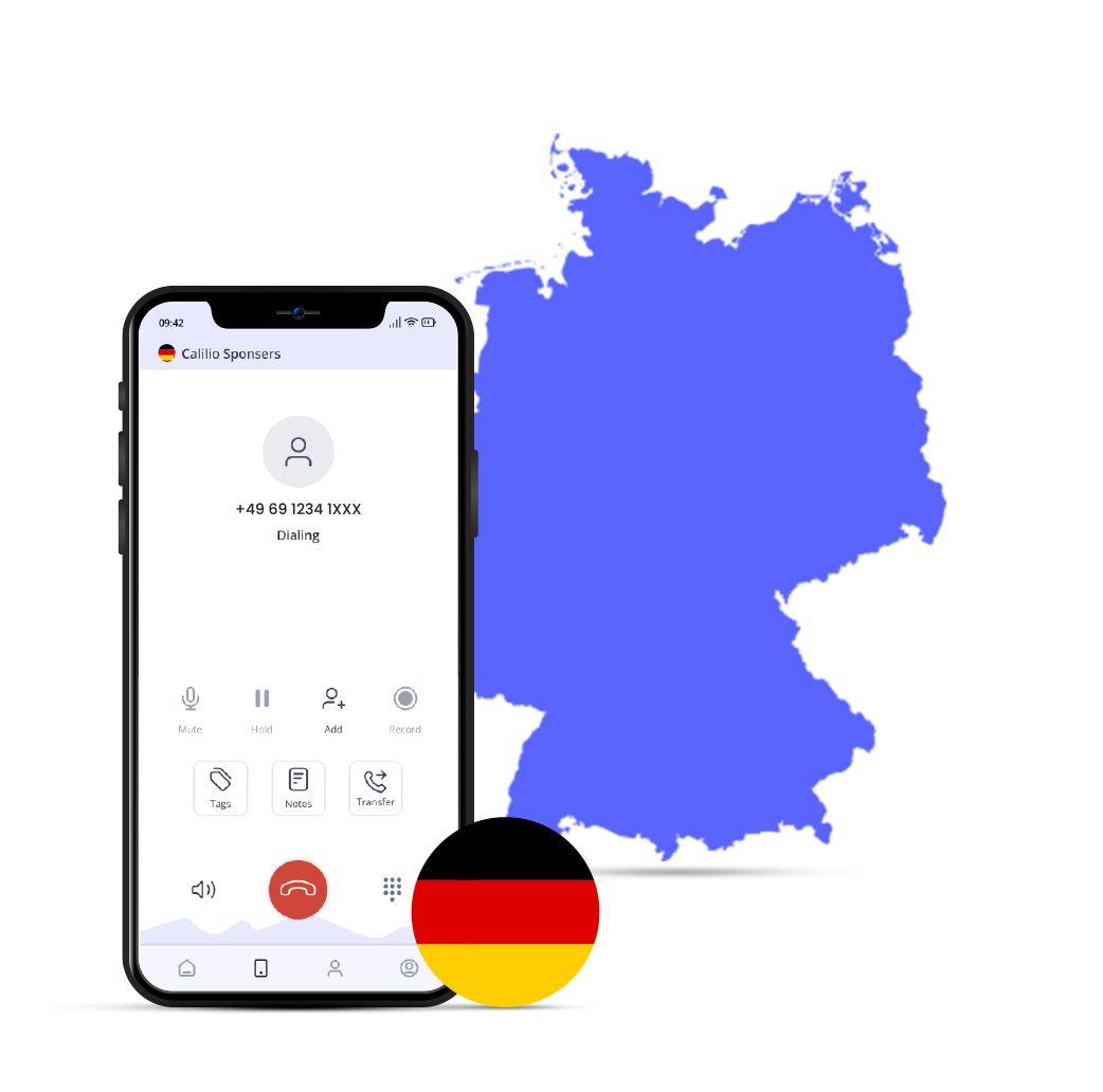dialing interface of germany virtual phone number 