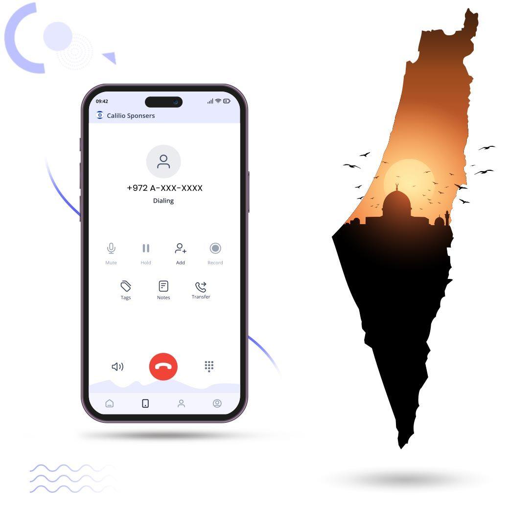 israel phone number with its country along with its map 