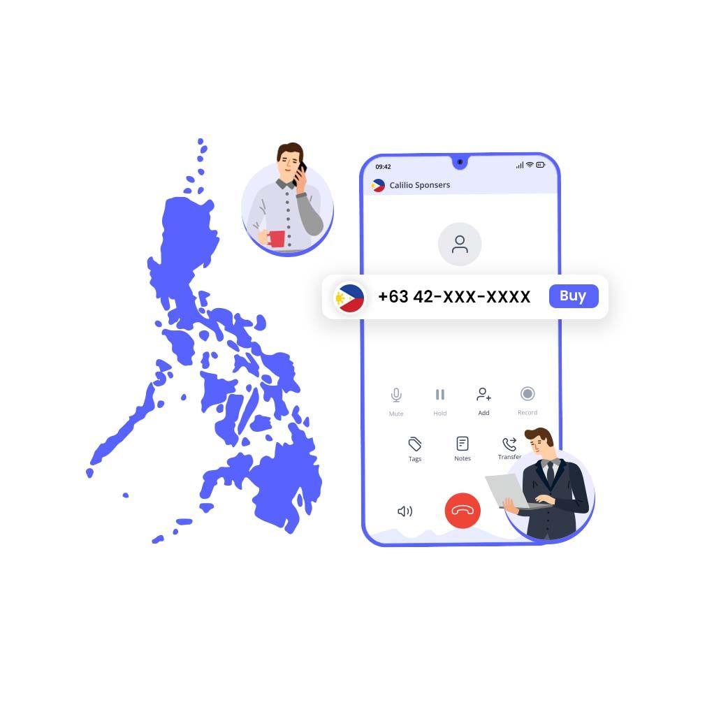 dailing interface of philippines number