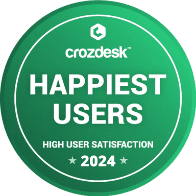 Crozdesk Happiest Users 2024