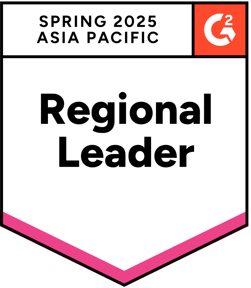 G2 Regional Leader Asia Pacific · Spring 2025