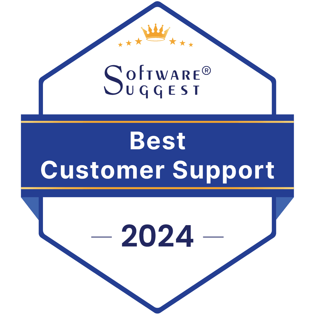 SoftwareSuggest Best Customer Support 2024