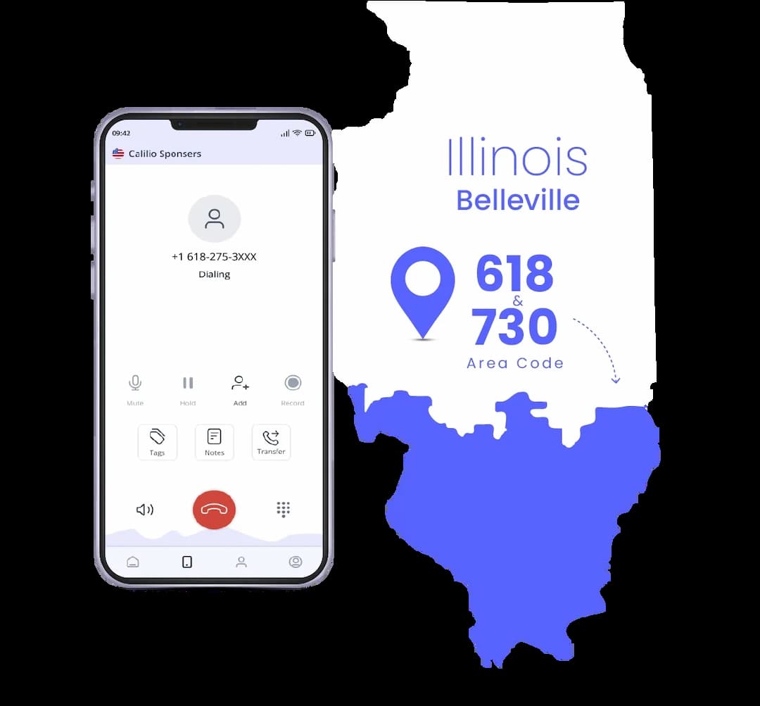 Belleville phone number with it's area code