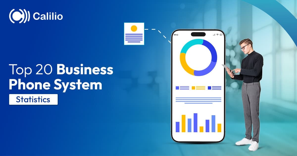 a man viewing business metrics using a smartphone with different charts interface