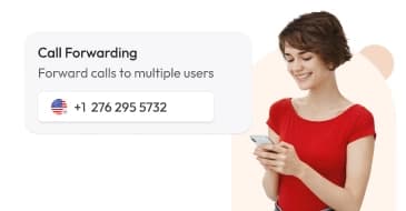 women using call forwarding features on calilio