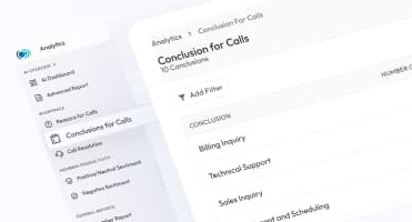 call conclusion feature