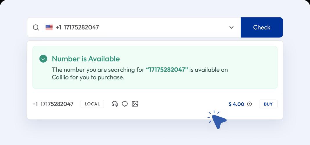 checking whether the entered number is available