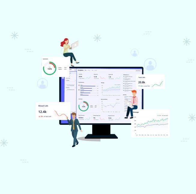 interface of calilio in different devices