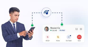 music on hold feature