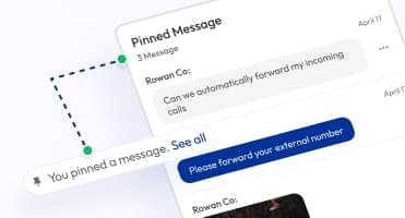 pin message feature