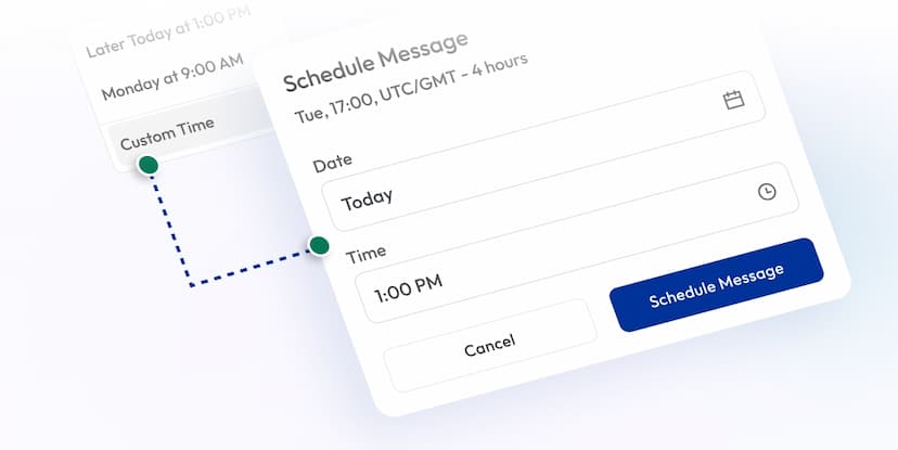 schedule message